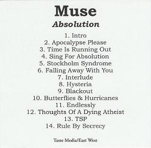 US Absolution promo CDR